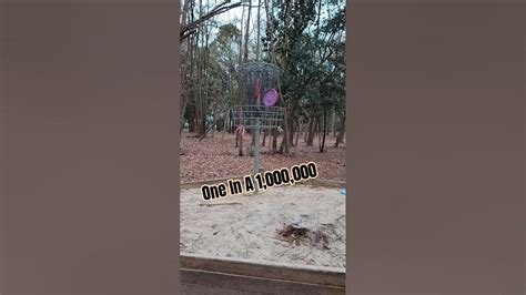 Once In A Lifetime Shot 🤩 Disc Golf Discgolf Disc Havefun Trickshot Trickshots Shorts