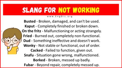 20 Slang For Not Working Their Uses And Meanings Engdic