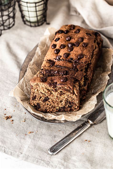 Easy Vegan Chocolate Chip Banana Bread Whole Wheat Natteats