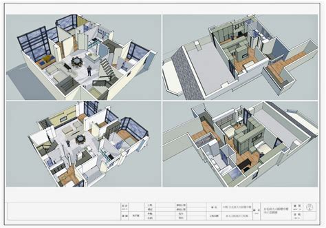 大樣圖 模擬完工圖 室內設計案3d示意圖 Sketchup 建模