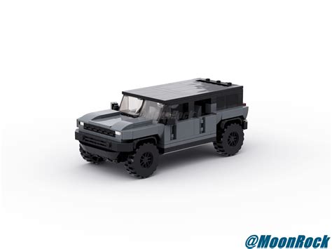 Lego Moc Gmc Hummer Ev By Moonrockmoc Rebrickable Build With Lego