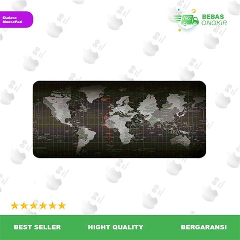 Jual Mouse Pad Gaming Alas Meja Peta Dunia Desk Mat Super Besar XL