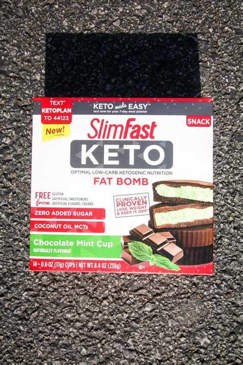 Keto Walmart Snacks Slim Fast Mint cups - The Diet Chef