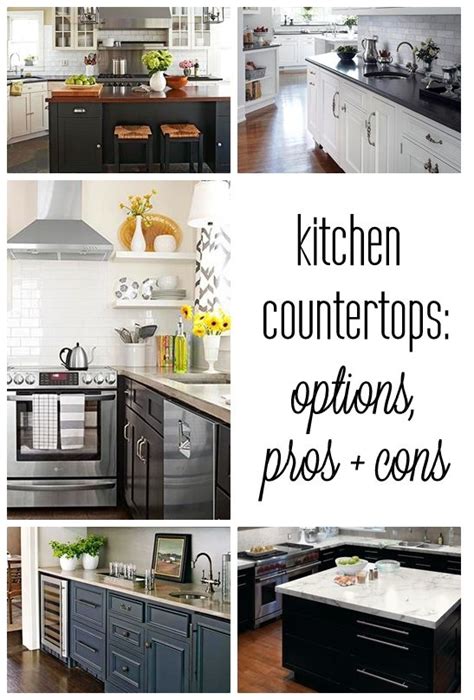 Kitchen Countertop Options Pros And Cons – Kitchen Info