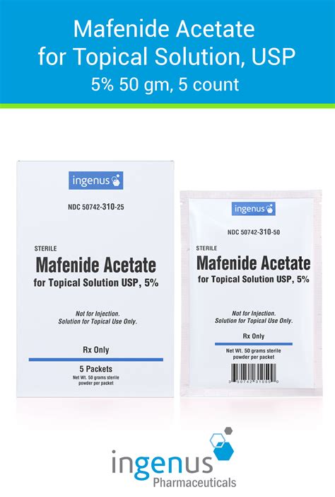 Mafenide Acetate For Topical Solution Ingenus Pharmaceutical