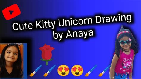 Anaya Drawing Kitty Cat Unicorn Easy And Simple Drawing And Coloring