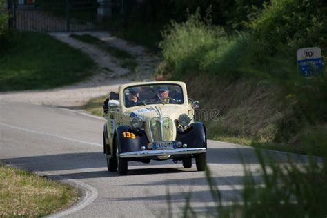 FIAT NSU 508 C 1939 On An Old Racing Car In Rally Mille Miglia 2018 The