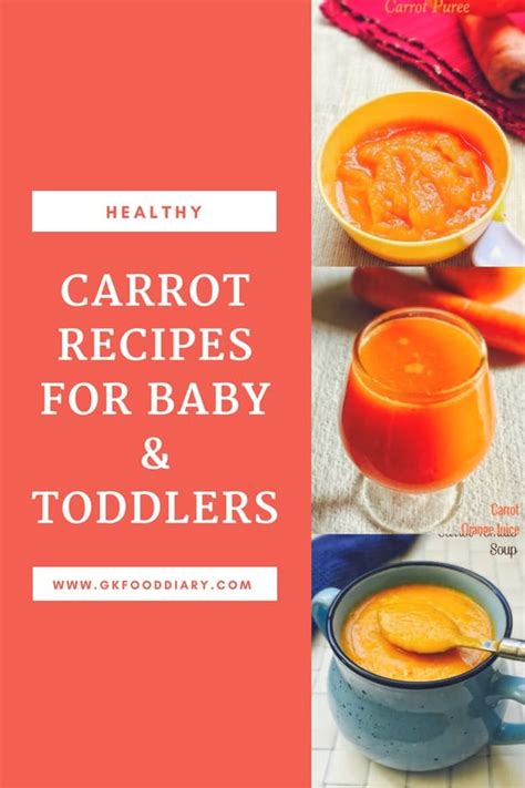 Carrot Baby Food Recipes | When Can I give my Baby Carrot