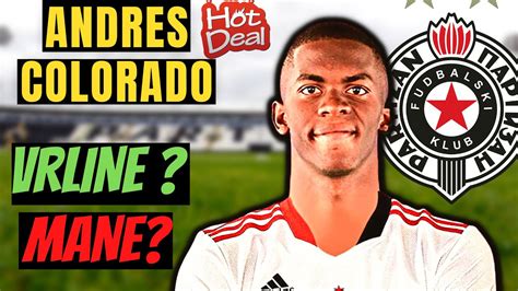 Analiza Andres Colorado Fk Partizan Dobar Igra Ali Youtube