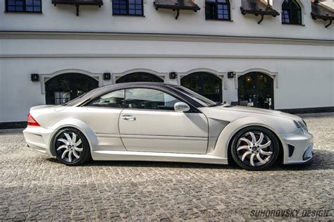 Mercedes Benz CL W215 Dressed In Wide Body Kit From Poland Autoevolution