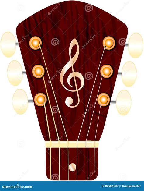 Headstock Of A Guitar Vector Illustration CartoonDealer 80024239