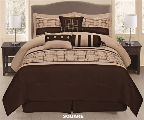 Unique Home 7 Piece Square Ruffled Bed In A Bag Clearance Bedding