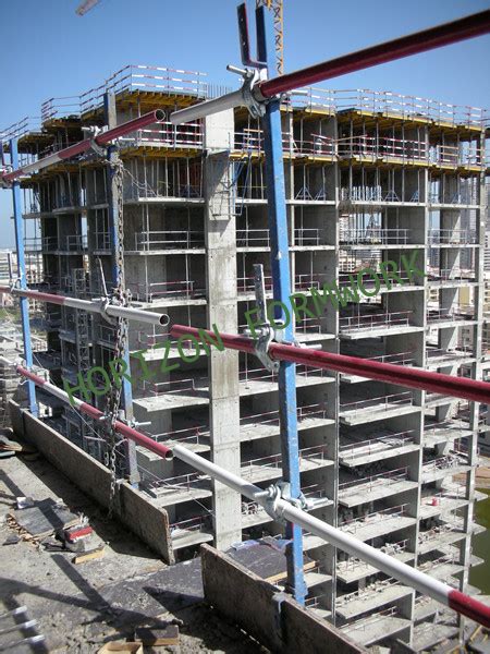 Tubular Handrail Adjustable Guardrail Slab Formwork Protection