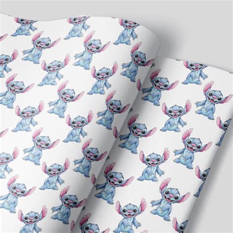 Pineapple Lilo And Stitch Themed Wrapping Gift Paper Etsy