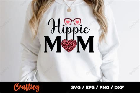 Hippie Mom SVG Graphic By Crafticy Creative Fabrica