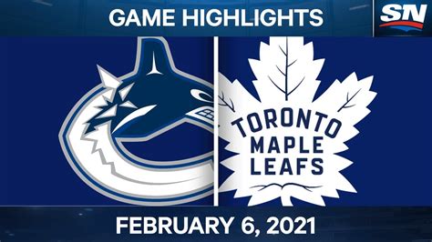 Nhl Highlights Canucks Vs Maple Leafs Feb 6 2021 Youtube