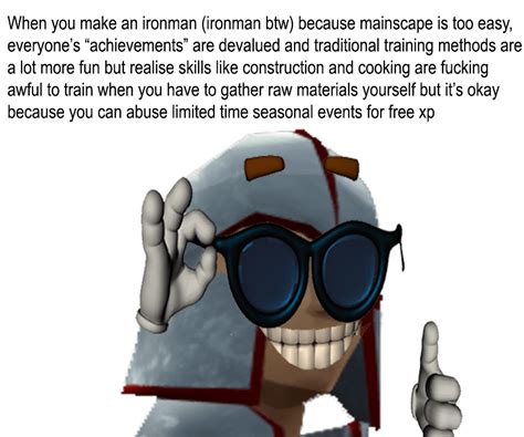 Ironman Btw Rrunescape