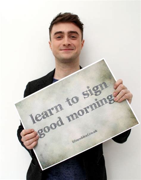 Harry Potter star joins sign language campaign | Sign language, Learn ...