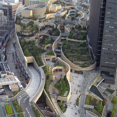 Roof Gardens at Namba Parks, Osaka, Japan | Amusing Planet