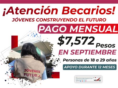 Pago De Pesos Para El Mes De Septiembre De J Venes