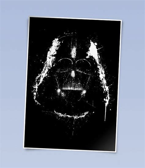 Star Wars Art Print Darth Vader 420mm X 297mm Star Wars Art Print