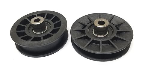 Set Of 2 Drive Pulleys Compatible With V Idler For Poulan Husqvarna Craftsman