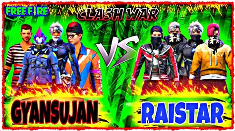 GYANSUJAN VS RAISTAR 1VS1 ONE SHOTS CHALLENGE YouTube