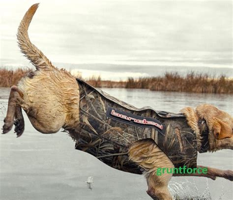 Banded 5mm Hunting Dog Floatation Parka Vest Sporting Dogs Camouflag