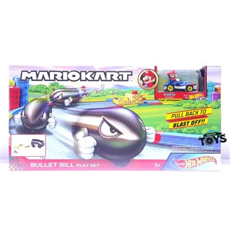 Hot Wheels Mario Kart Bullet Bill Playset Launcher Lazada Indonesia