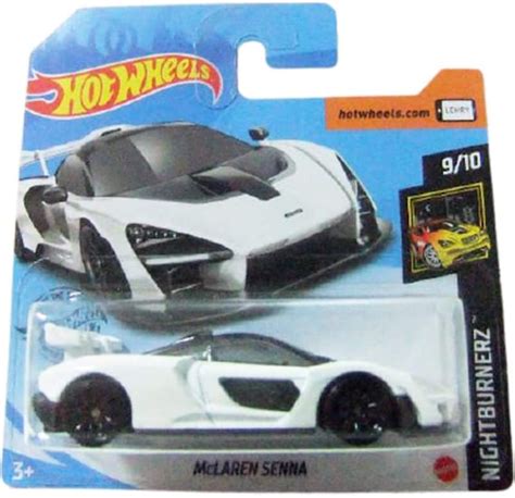 Hot Wheels Mclaren Senna White Hw Nightburnerz Perfect Etsy