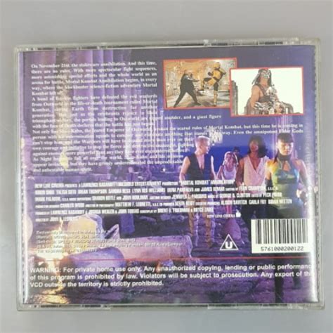 Mortal Kombat Annihilation Vcd Hobbies Toys Music Media Cds