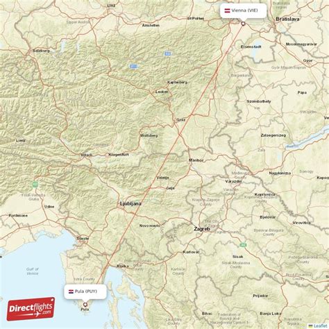 Direct Flights From Vienna To Pula Vie To Puy Non Stop Directflights