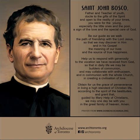 St John Bosco Father And Teacher Of Youth Catholic Feastday