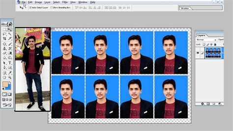 How To Create Passport Size Photo In Adobe Photoshop 70 Photoshop