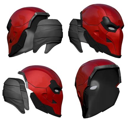 Red Hood Injustice 2 Mask Helmet Cosplay STL File Etsy