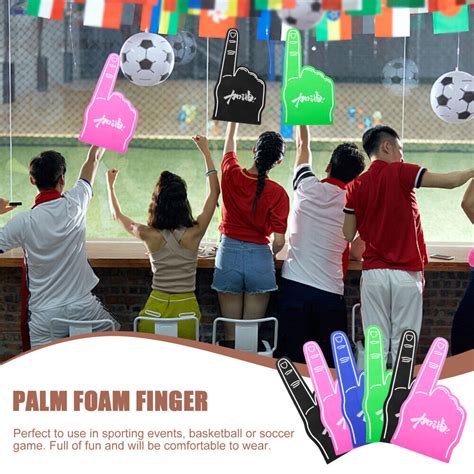 6pcs Portable Giant Foam Finger Mini Number 1 Hand Pointer Fingers Fs