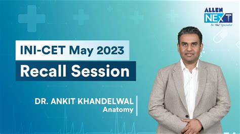 INI CET May 2023 Anatomy Recall Questions Dr Ankit Khandelwal