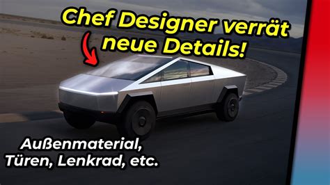 Tesla Chef Designer Verr T Neue Details Zum Cybertruck Roadster Model