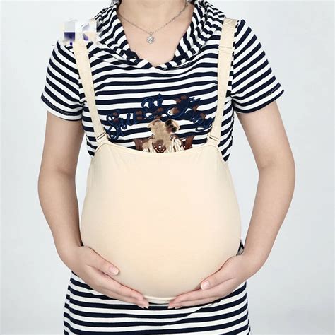 Künstliche Silikon Bauch Bauch Tasche Frauen Schwangere Bump 2500g 7 8