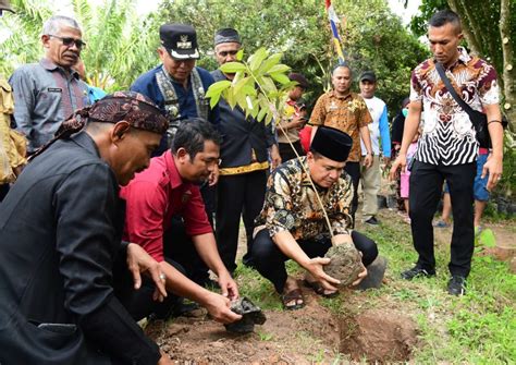 Ladang Berita Bupati Zahir Lakukan Penghijauan Di Danau Laut Tador