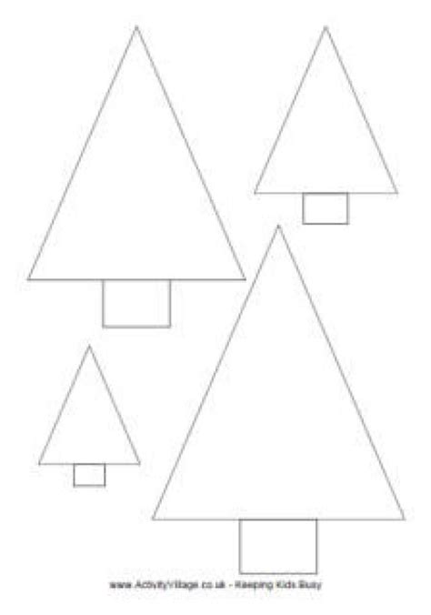 Free Printable Christmas Tree Templates In All Shapes And Sizes