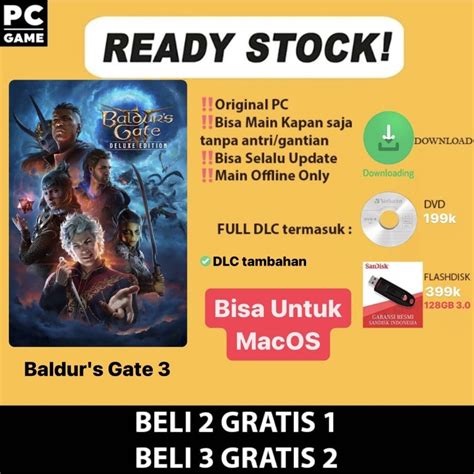 Jual Baldurs Gate 3 Pc Original Shopee Indonesia