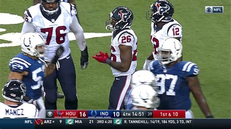 Lamar Miller S 107 Yard 1 TD Day Texans Vs Colts NFL Week 14