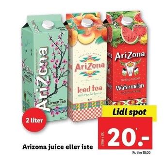 Arizona Juice Eller Iste Tilbud Hos Lidl