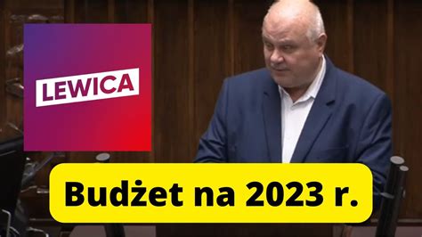 Marek Dyduch ws ustawy budżetowej na rok 2023 YouTube