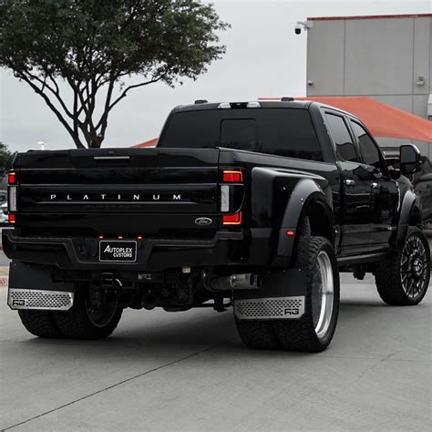 Pitch Black, Lifted Ford F-450 Dually on Spiked 26s Is Not Your Average ...