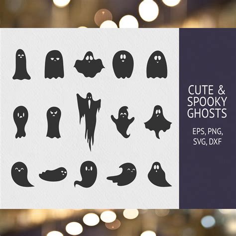 15 Cute & Spooky Ghosts Collection - Inspire Uplift