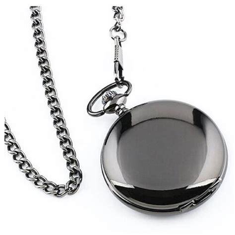 Collier Montre De Poche Pour Homme Avec Bo Te Cadeau N P