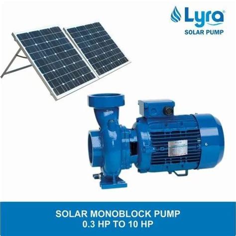 Lyra Solar Monoblock Pump For Submersible Rs Unit Lyra A Brand