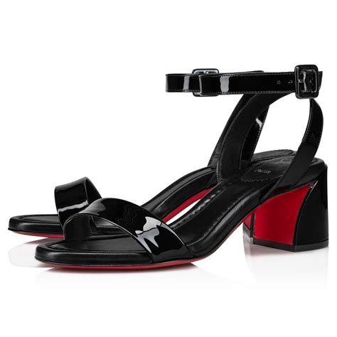 Miss Sabina Mm Strappy Sandals Patent Leather Black Women